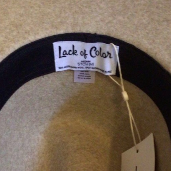 New! Sale Lack of color brown oatmeal fedora